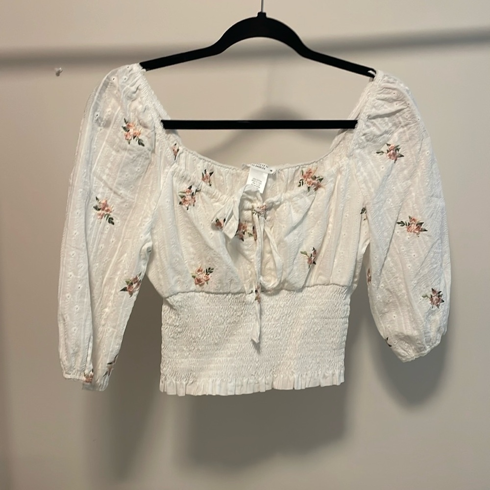 Embroidered Peasant Blouse